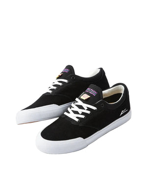 LAKAI Wilkins Skate Shoes Black Suede Men's Skate Shoes Lakai 