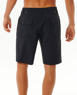 RIP CURL Boardwalk Global Entry Hybrid Shorts Black Men's Hybrid Shorts Rip Curl 