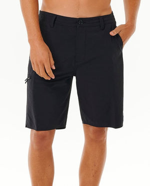 RIP CURL Boardwalk Global Entry Hybrid Shorts Black Men's Hybrid Shorts Rip Curl 