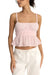 RHYTHM Women's Babydoll Tank Top Pink Women's Tank Tops and Halter Tops Rhythm 