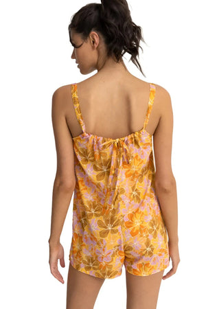 RHYTHM Women's Mahana Floral Playsuit Yellow Women's Rompers & Jumpsuits Rhythm 