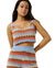 RIPCURL Women's Santorini Sun Crochet Tank Top Multi Women's Tank Tops and Halter Tops Rip Curl 