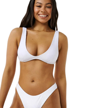 RIPCURL Women's Premium Surf Bralette White Women's Bikini Tops Rip Curl 