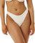 RIPCURL Women's Santorini Terry Hi Leg Skimpy Coverage Bikini Bottom Shell Women's Bikini Bottoms Rip Curl 