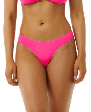 RIPCURL Women's Classic Surf Bare Pant Bikini Bottom Hot Pink Women's Bikini Bottoms Rip Curl 