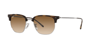 RAY-BAN New Clubmaster Polished Havana - Brown Sunglasses Sunglasses Ray-Ban 