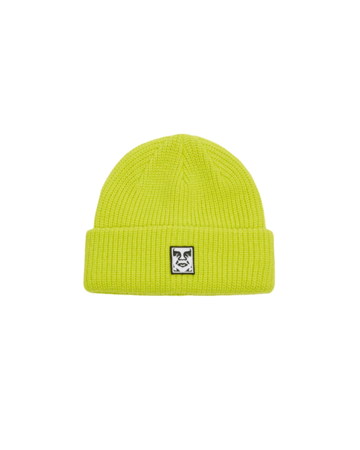 OBEY Mid Icon Patch Cuff Beanie Evening Primrose Men's Beanies Obey 