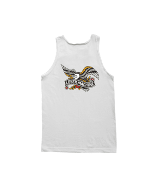 LOSER MACHINE Glorybound Stock Tank Top White Men's Tank Tops Loser Machine 