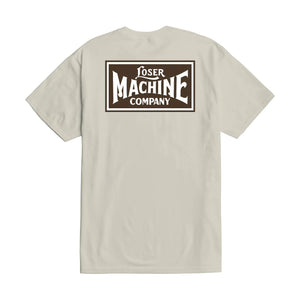 LOSER MACHINE New OG Stock T-Shirt Cream Men's Short Sleeve T-Shirts Loser Machine 