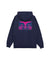 OBEY Brick By Brick Pullover Hoodie Academy Navy Men's Pullover Hoodies Obey 