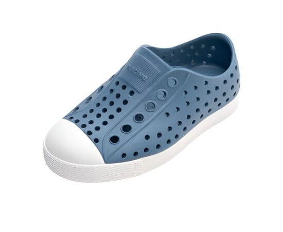 NATIVE Jefferson Child Shoes Oasis Blue Shell White Freeride Boardshop
