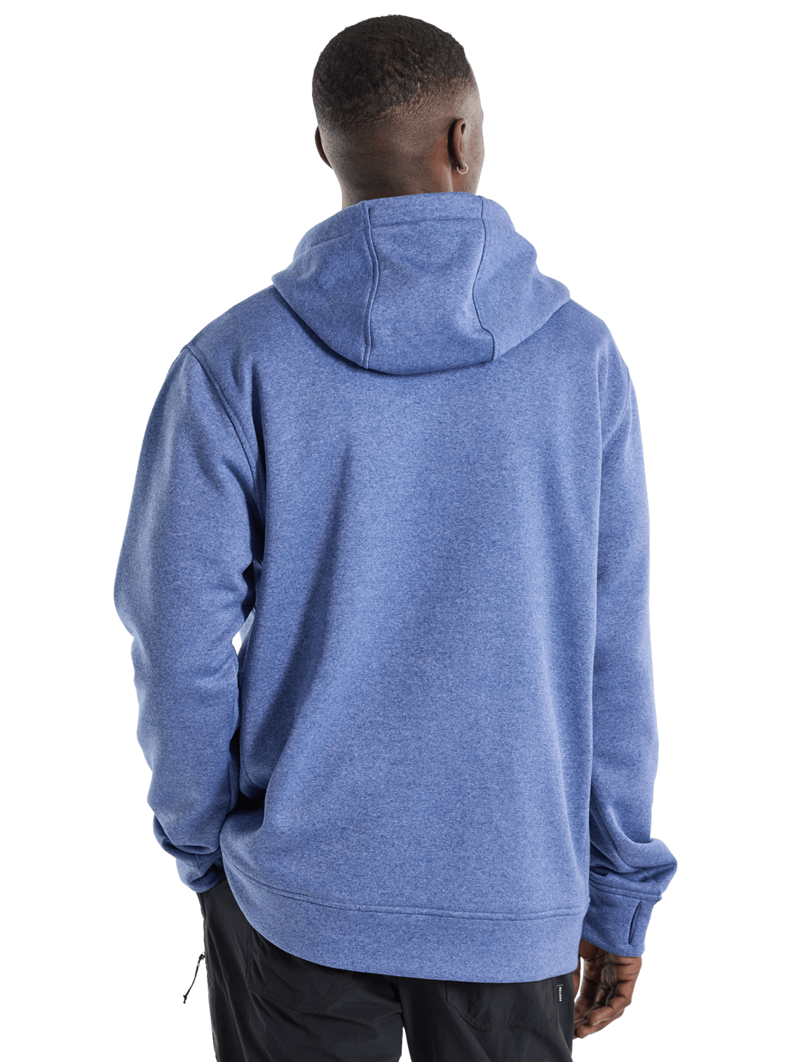 BURTON Oak Pullover Hoodie Slate Blue Heather Freeride Boardshop