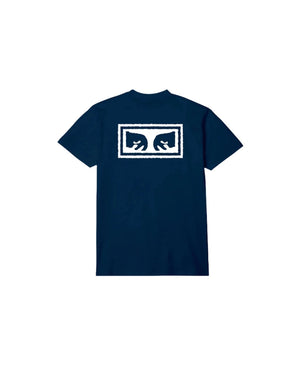 OBEY Obey Eyes III Classic T-Shirt Navy Men's Short Sleeve T-Shirts Obey 