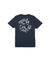 OBEY Peace & Love For All T-Shirt Navy Men's Short Sleeve T-Shirts Obey 