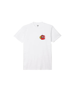 OBEY Coffee Cup T-Shirt White Men's Short Sleeve T-Shirts Obey 