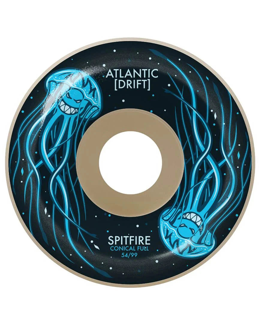 SPITFIRE Formula 4 99D Conical Full Atlantic Drift 54mm Skateboard Wheels Skateboard Wheels Spitfire 
