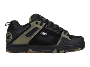 DVS Comanche Shoe Olive/Black/Camo Leather Men's Skate Shoes DVS 