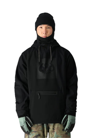 686 Waterproof Hoody Black Men's Pullover Hoodies 686 