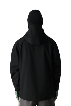 686 Waterproof Hoody Black Men's Pullover Hoodies 686 