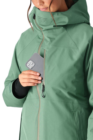 686 Women's Hydra Insulated Snowboard Jacket Cypress Green 2025 Women's Snow Jackets 686 