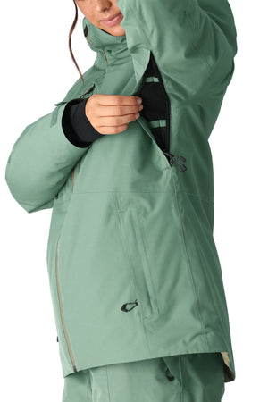 686 Women's Hydra Insulated Snowboard Jacket Cypress Green 2025 Women's Snow Jackets 686 