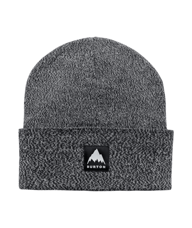 BURTON Recycled Kactusbunch Tall Beanie True Black/Stout White Marl Men's Beanies Burton 