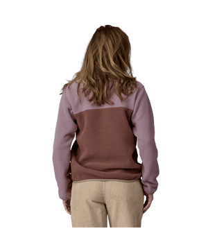 PATAGONIA Women's Synchilla Snap-T Fleece Pullover Crewneck Dulse Mauve Women's Crewnecks Patagonia 