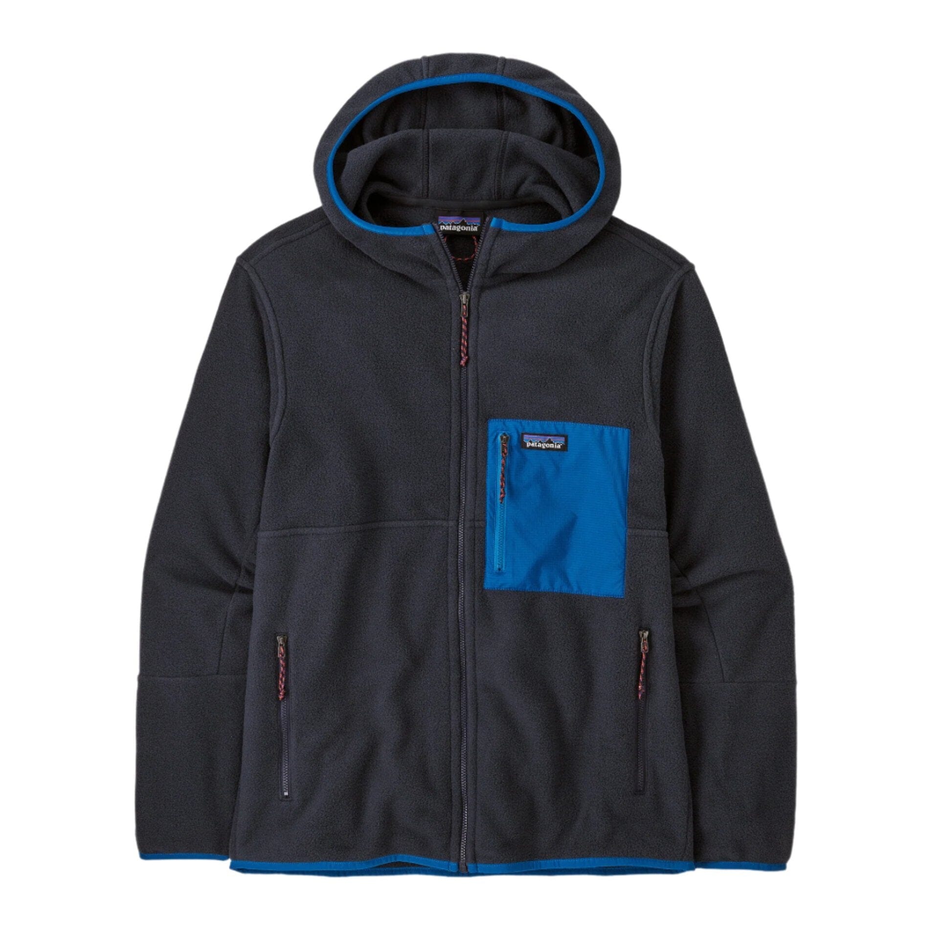 PATAGONIA Microdini Fleece Hoodie Pitch Blue/Endless Blue Men's Zip Hoodies Patagonia 