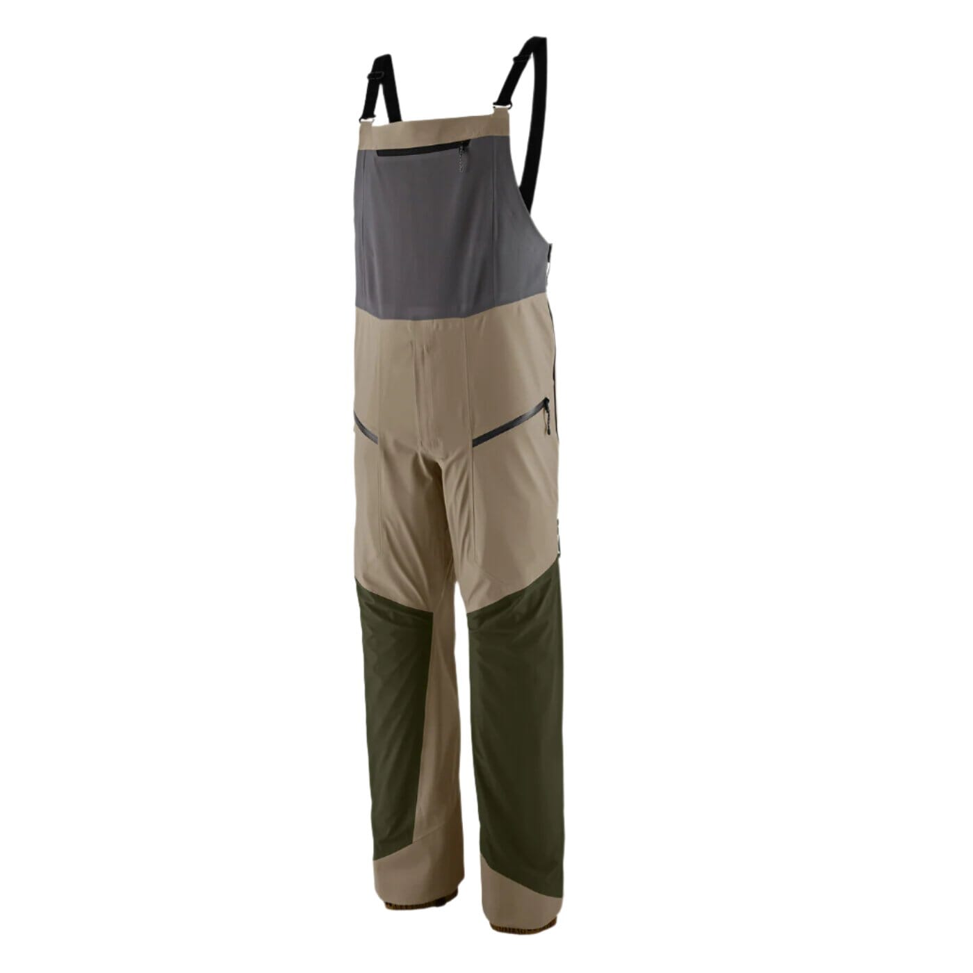 PATAGONIA SnowDrifter Snowboard Bib Pants Seabird Grey 2025 Men's Snow Bib Pants Patagonia 