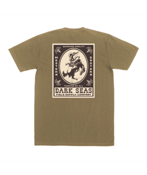 DARK SEAS Rodeo Pigment T-Shirt Dried Tobacco Men's Short Sleeve T-Shirts Dark Seas 