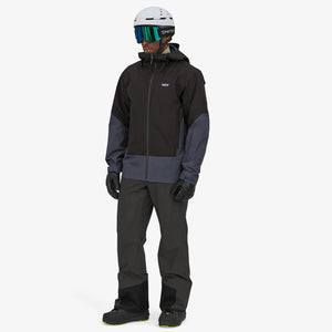 PATAGONIA Powder Town Bib Snowboard Pants Black 2025 Men's Snow Bib Pants Patagonia 