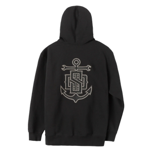 DARK SEAS Keeler Zip-Up Hoodie Black Men's Zip Hoodies Dark Seas 