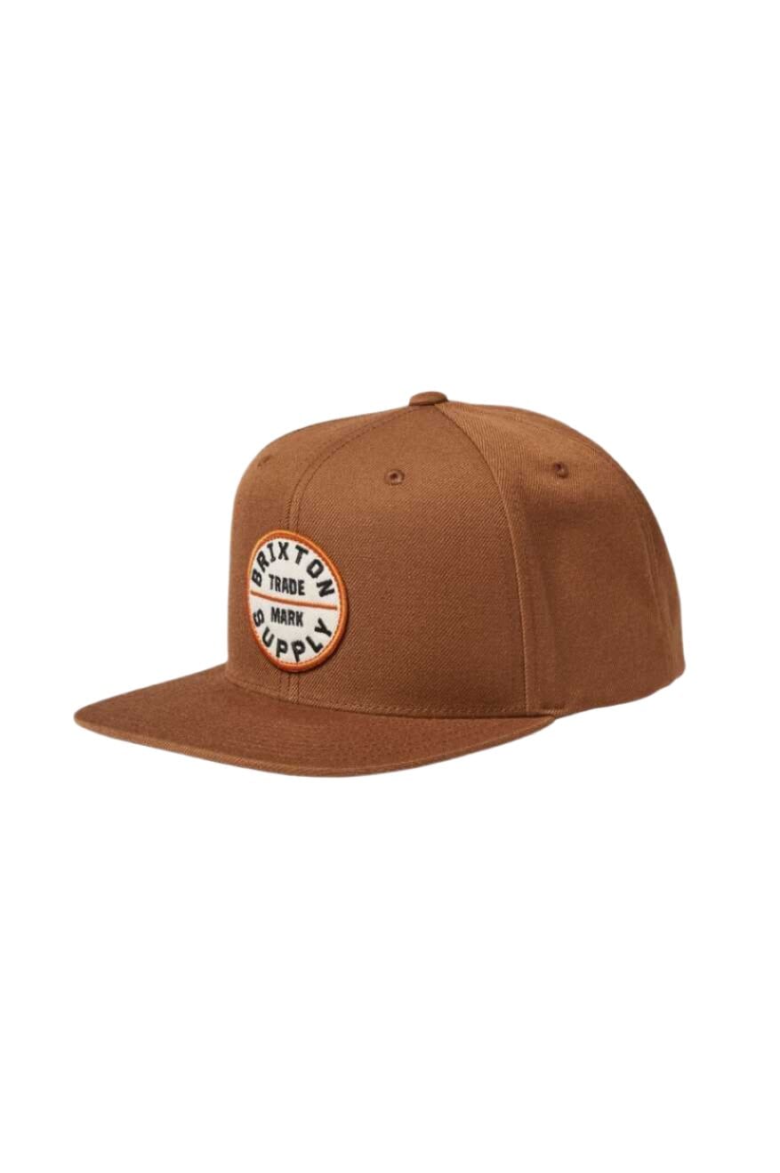 BRIXTON Oath III Snapback Hat Pinecone Brown Men's Hats Brixton 