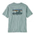 PATAGONIA 73' Skyline Organic T-Shirt Thermal Blue Men's Short Sleeve T-Shirts Patagonia 