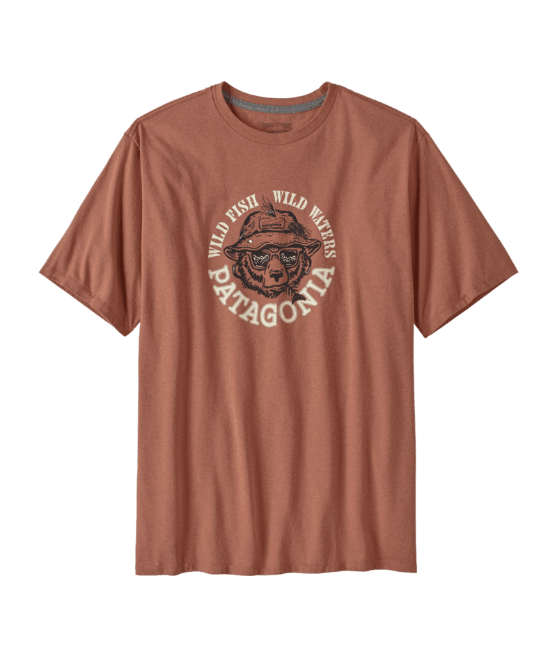 PATAGONIA Take a Stand Responsibili-Tee T-Shirt Sienna Clay Men's Short Sleeve T-Shirts Patagonia 