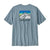 PATAGONIA Line Logo Ridge Pocket Responsibili-Tee Thermal Blue Men's Short Sleeve T-Shirts Patagonia 