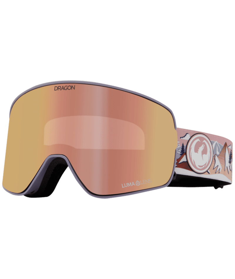 DRAGON NFX2 Kimmy Fasani - Lumalens Rose Gold Ion + Lumalens Light Rose  Snow Goggle