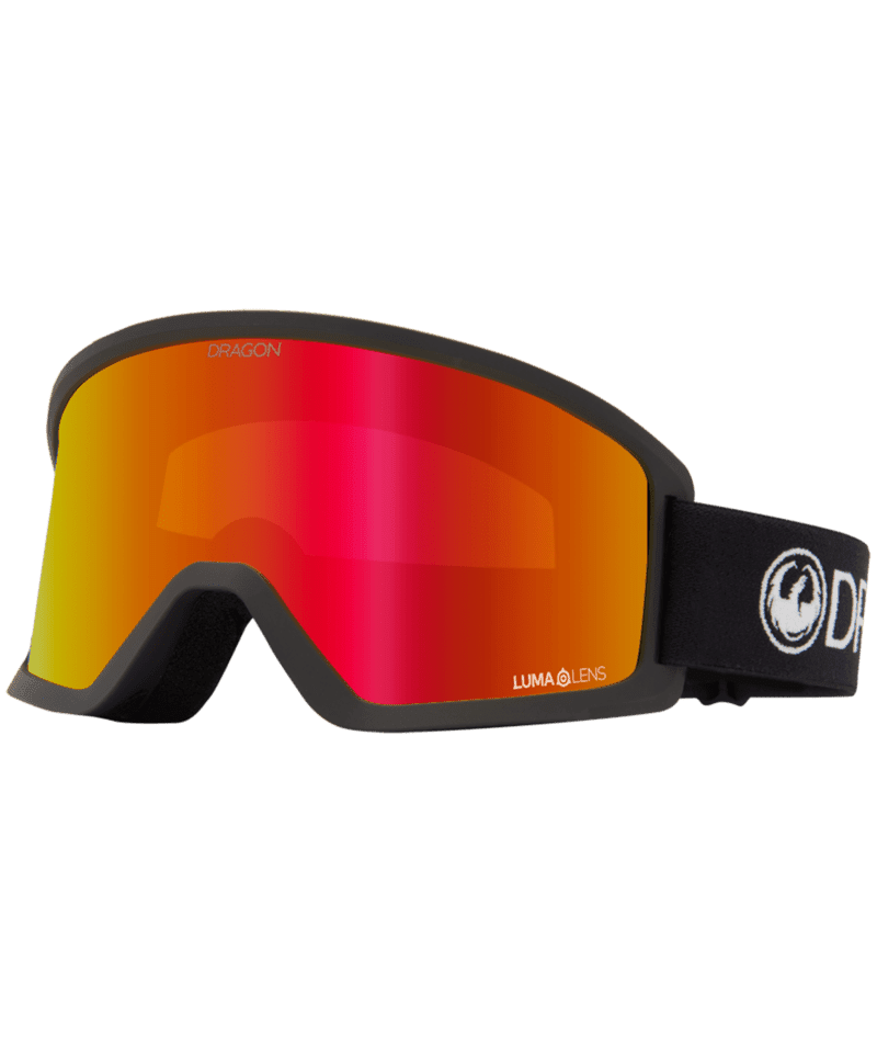 DRAGON DX3 OTG Black - Lumalens Red Ion Snow Goggle Snow Goggles Dragon 