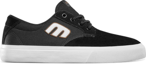 ETNIES Barge Plus Shoes Black/White Men's Skate Shoes Etnies 