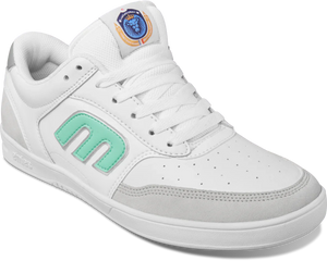 ETNIES The Aurelien Shoes White/Mint Men's Skate Shoes Etnies 