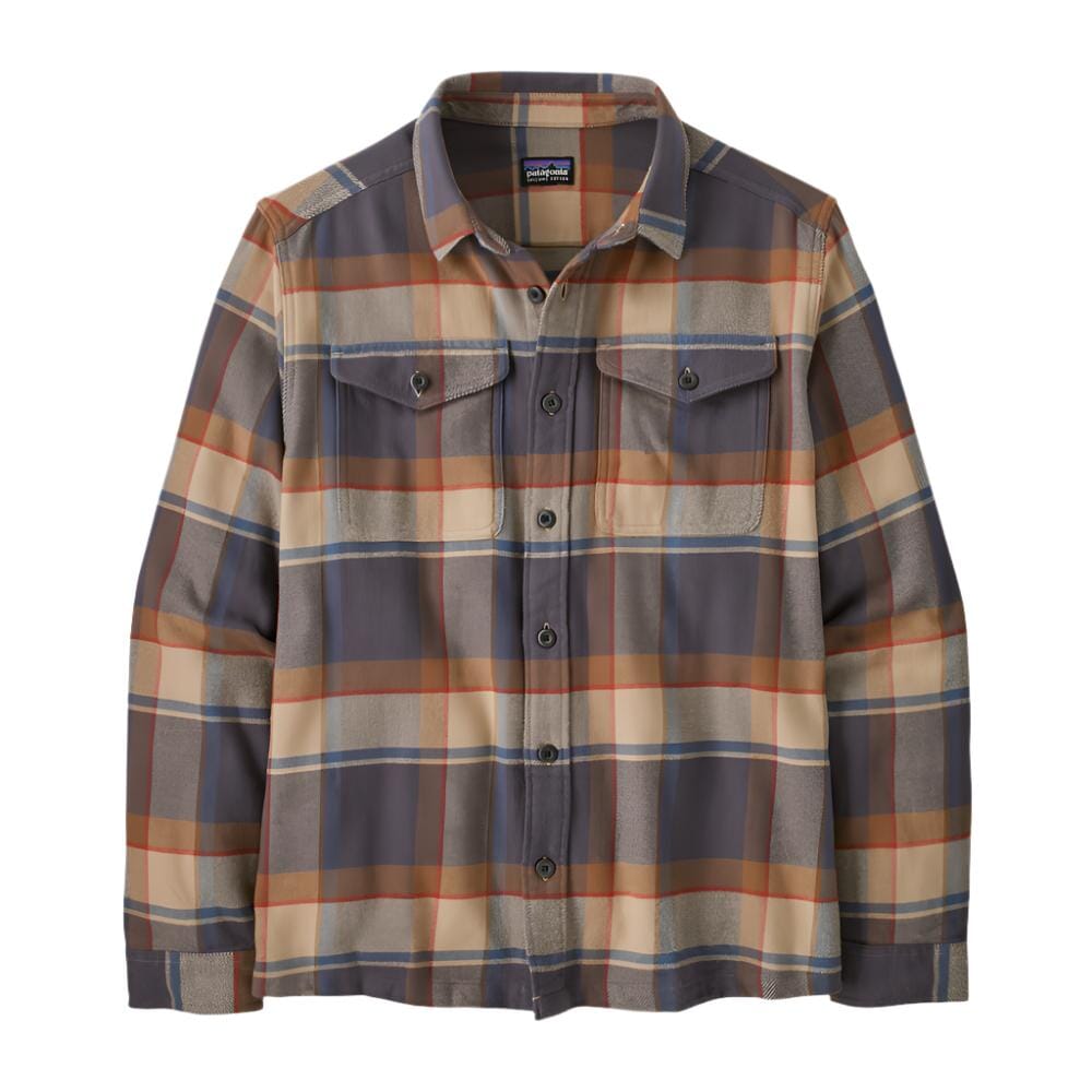 PATAGONIA Fjord Flannel Longsleeve Button Up Shirt Sunrise Ridge Forg Freeride Boardshop