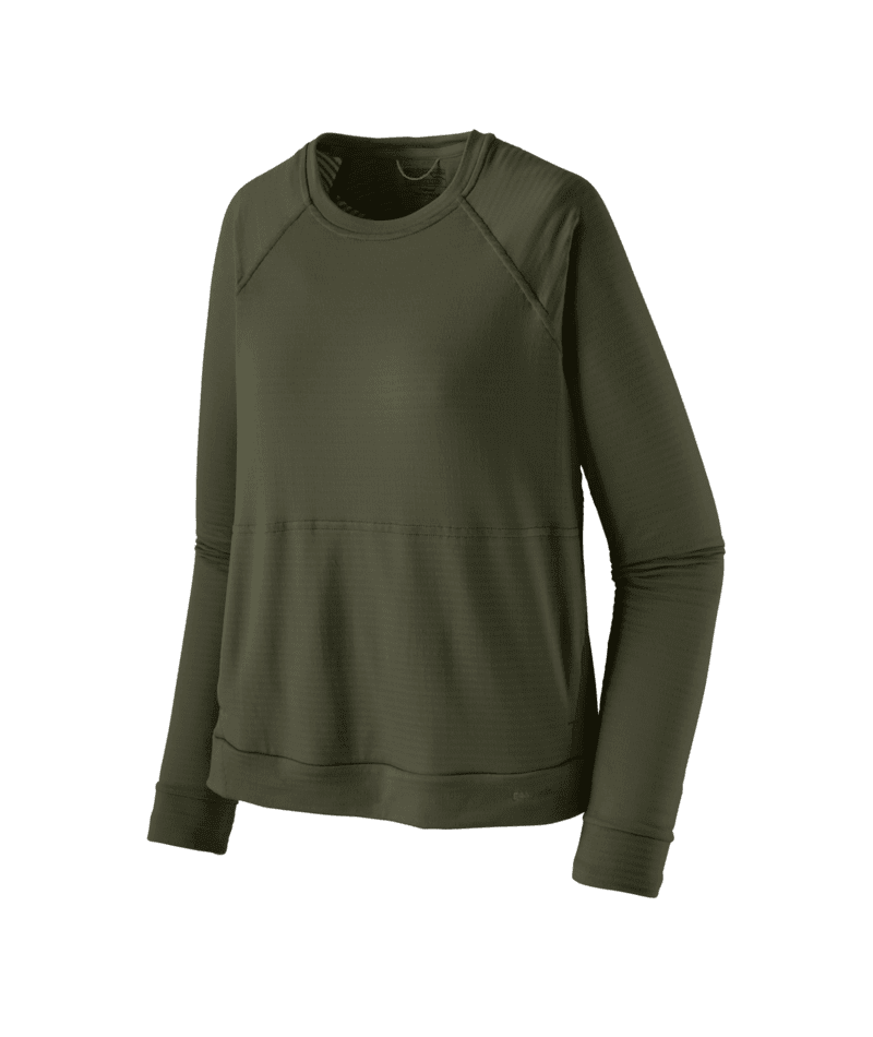 PATAGONIA Women's Capilene Thermal Long Sleeve Crew Pine Needle Green