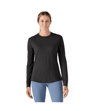 PATAGONIA Women's Capilene Cool Merino Blend Long Sleeve Base Layer Black Women's Base Layers Patagonia 