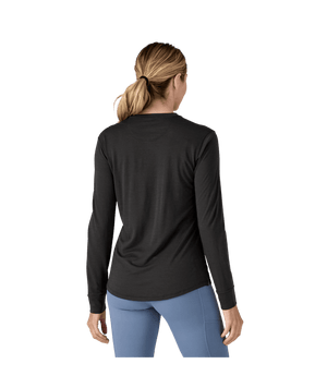 PATAGONIA Women's Capilene Cool Merino Blend Long Sleeve Base Layer Black Women's Base Layers Patagonia 