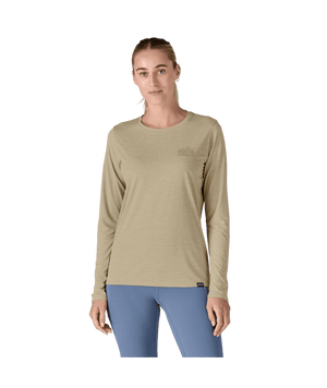 PATAGONIA Women's Capilene Cool Daily Graphic Long Sleeve Base Layer Pumice X-Dye Women's Base Layers Patagonia 