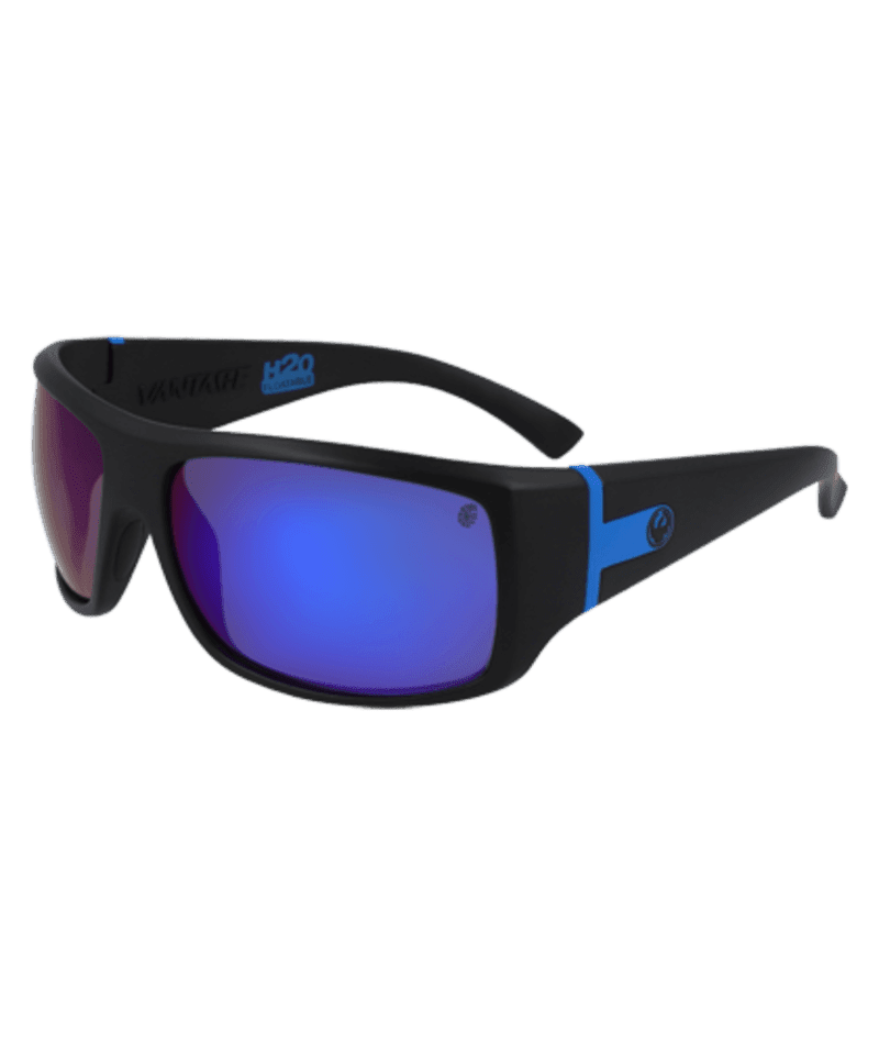 DRAGON Vantage H2O Matte Black Lumalens Blue Ion Polarized Sunglasse Freeride Boardshop
