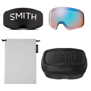 SMITH 4D MAG S Claws Blackout - ChromaPop Sun Black + ChromaPop Storm Blue Sensor Mirror Snow Goggle Snow Goggles Smith 