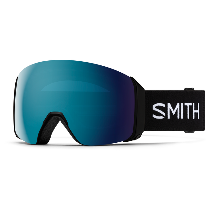 SMITH 4D MAG XL Black - ChromaPop Sun Blue Mirror + ChromaPop Storm Blue Sensor Mirror Snow Goggle Snow Goggles Smith 