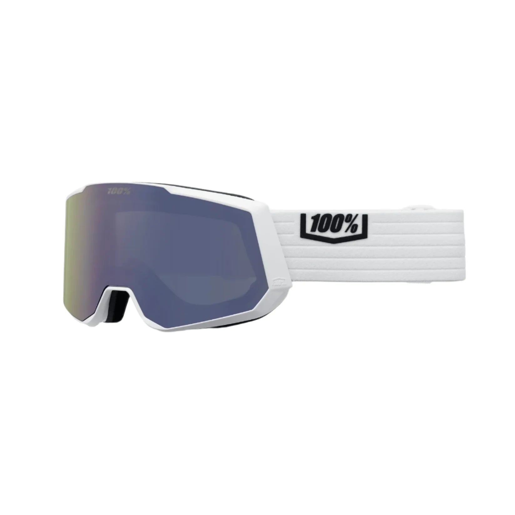 100% Snowcraft XL White - HiPER White Mirror + HiPER Violet Mirror Snow Goggle Snow Goggles 100% 