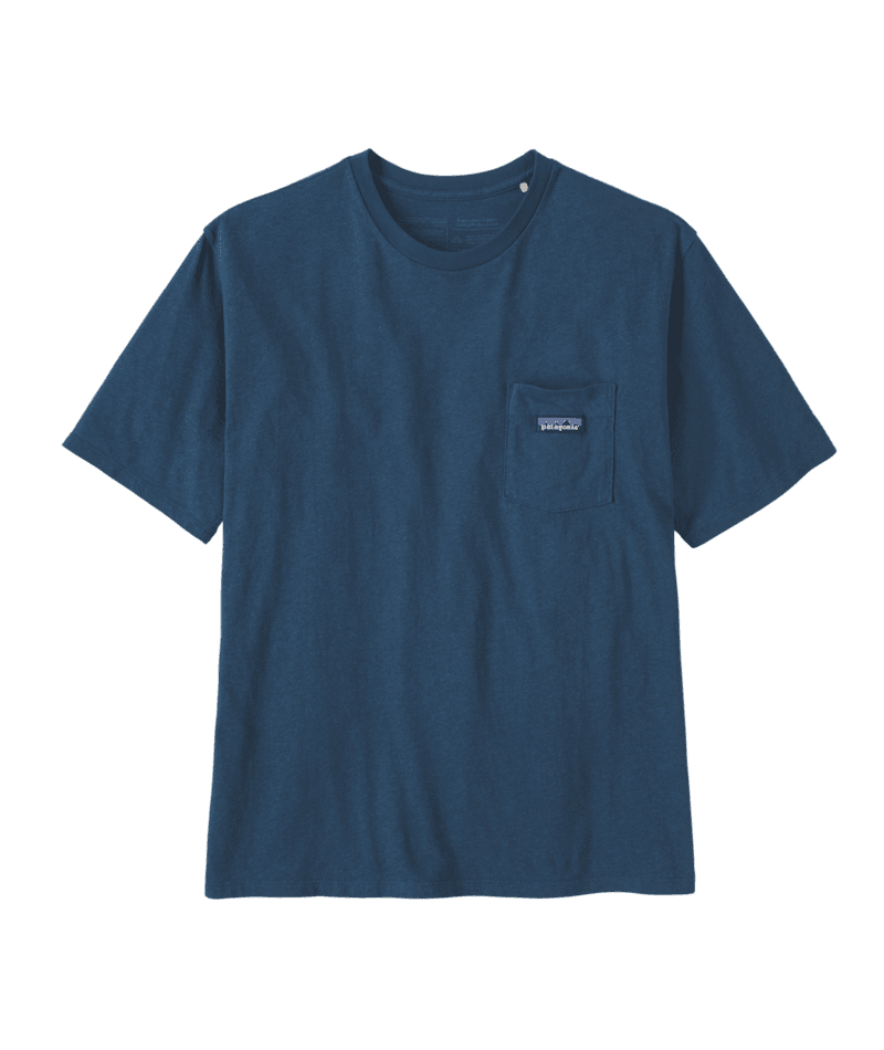 PATAGONIA Daily Pocket T-Shirt Tidepool Blue Men's Short Sleeve T-Shirts Patagonia 